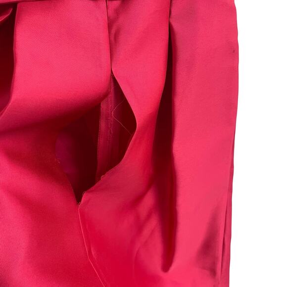 Eliza J Sleeveless Coral Pink Satin Bow Accent Dress Womens Size 4 FLAWED - Picture 9 of 9